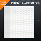 EcoDispose Pre-Cut Insulated Foil Sandwich Wrap Sheets - Image 2