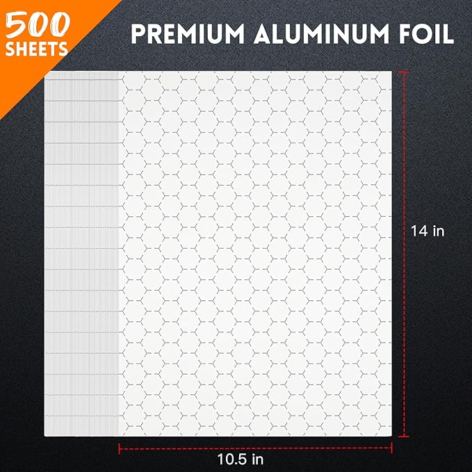 EcoDispose Pre-Cut Insulated Foil Sandwich Wrap Sheets - Image 2