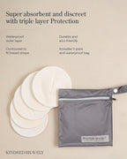 Kindred Bravely Organic Reusable Nursing Pads, - Image 3