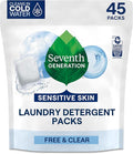Seventh Generation Laundry Detergent Packs, Free & Clear, Made by SeventhGeneration