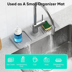 14.6'' Faucet Mat for Kitchen Sink Kitchen Sink Splash Guard Silicone Kitchen - Image 7