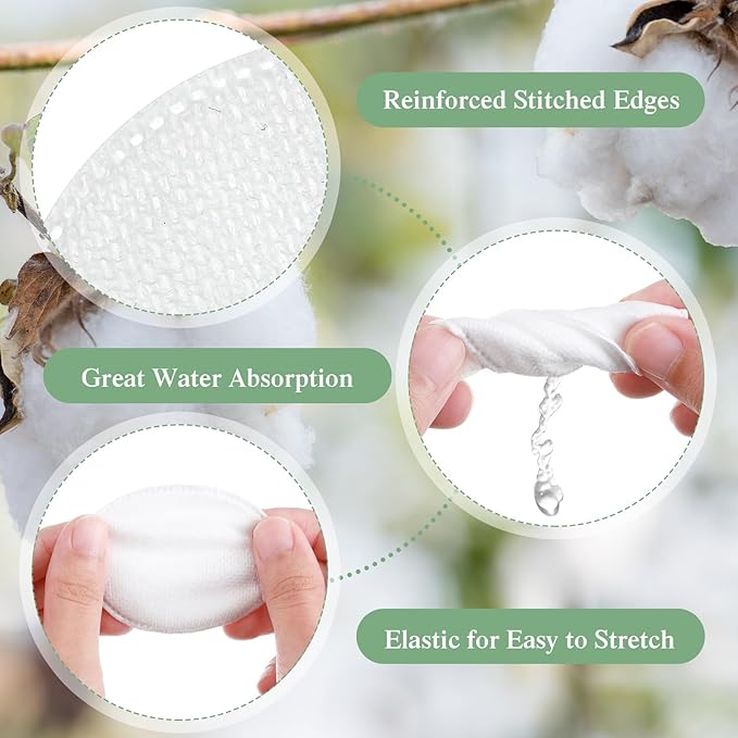 Maxcheck 1500 Pcs Cotton Rounds Bulk Exfoliating Rounds - Image 3