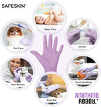 SAFESKIN Disposable Nitrile Gloves in POP-N-GO Pack of 50 or 200 Powder Free - Image 2
