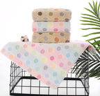 Pidada Hand Towels Set of 4 Colorful Polka Dot Pattern 100% Cotton Soft - Image 2