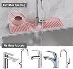 WAFT YEARN 17X5 Inch Silicone Durable Faucet Mat Kitchen Sink Splash Guard - Image 3
