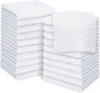DecorRack 20 Pack 100% Cotton Wash Cloth, Luxurious Soft, 12 x 12 inch Ultra - Image 2