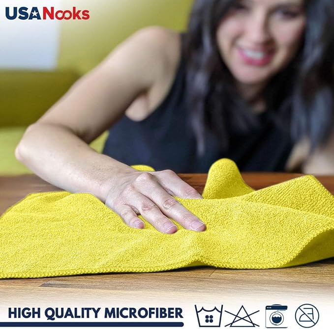 USANOOKS Premium 300GSM Microfiber Cleaning Cloth - Image 3