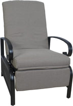 Kozyard Adjustable Outdoor Reclining Lounge Chair, Cushioned Patio Chaise Lounge with Extendable Metal Frame for Sunbathing, Reading & Relaxing – Comfortable Outdoor Recliner(Beige) - Image 8