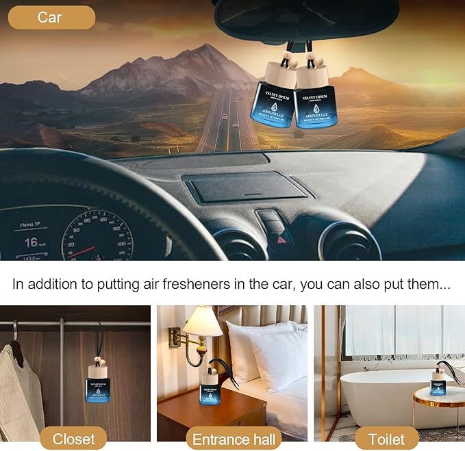 Car Air Freshener Hanging 2 Pack Car Fresheners Diffuser - Image 7