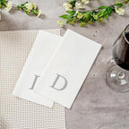 Luxenap 15.8 X 7.9 Inch Linen-Feel Guest Towels, 2000 Lettered Hand Towels - Image 6