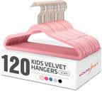HOUSE DAY Velvet Kids Hangers 120 Pack, Premium Children Hangers by HOUSEDAY