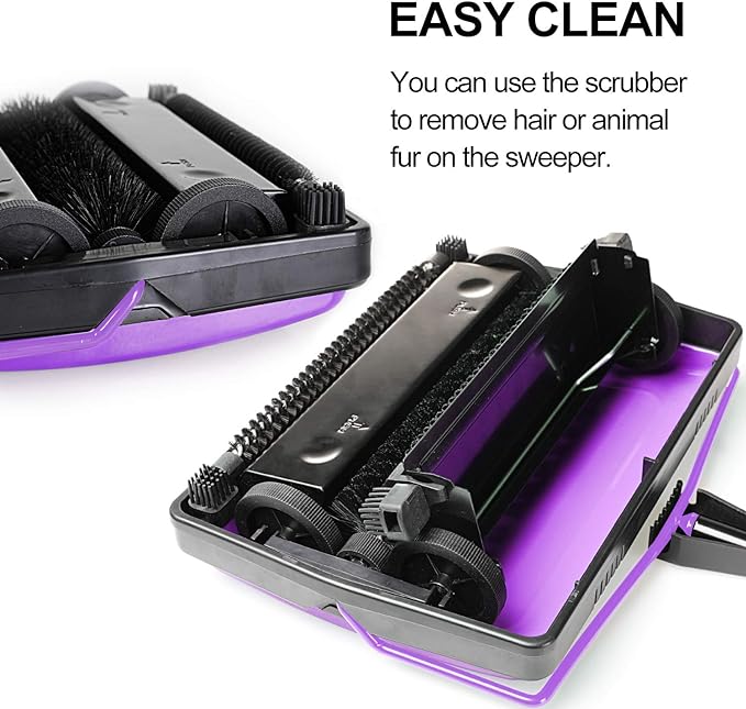 Yocada Carpet Sweeper Cleaner for Home Office Low&Undercoat Carpets Rugs Pet - Image 5