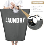 160L XX-Large Laundry Basket, Freestanding Tall Clothes Hamper, Collapsible - Image 5
