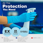 Raxwell Blue Nitrile Disposable Gloves - Image 6