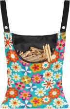 Clothespin Bag, Hanging Laundry Bag, Hanging Storage Organizer by Unknown