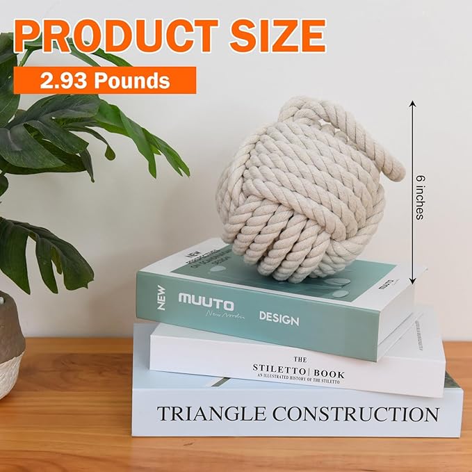 Decorative Door Stop, Weighted Door Stopper - Image 3