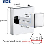 Towel Hooks for Bathrooms, Polished Chrome Towel Hook for Kitchen Bathroom - Image 6