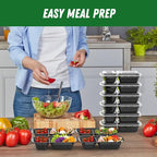 50 Pack 28 oz Meal Prep Containers Reusable - Image 6