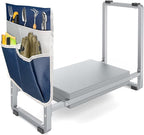 FLINTER Garden Kneeler and Seat, 10.2" Wider Heavy Duty Thick Gardening Bench for Kneeling and Seat - Multifunctional Kneeler Bench, Gardening Gifts for Women, Seniors Grandparents, Gray by FlinterOfficial
