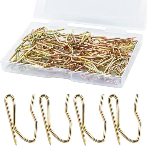 1.2 Inches Curtain Hooks, Sopito 58pcs Metal Drapery Hooks and Pins by Sopito