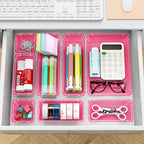 12 PCS Drawer Organizer Set, 4 Sizes Tool Storage Trays - Image 7