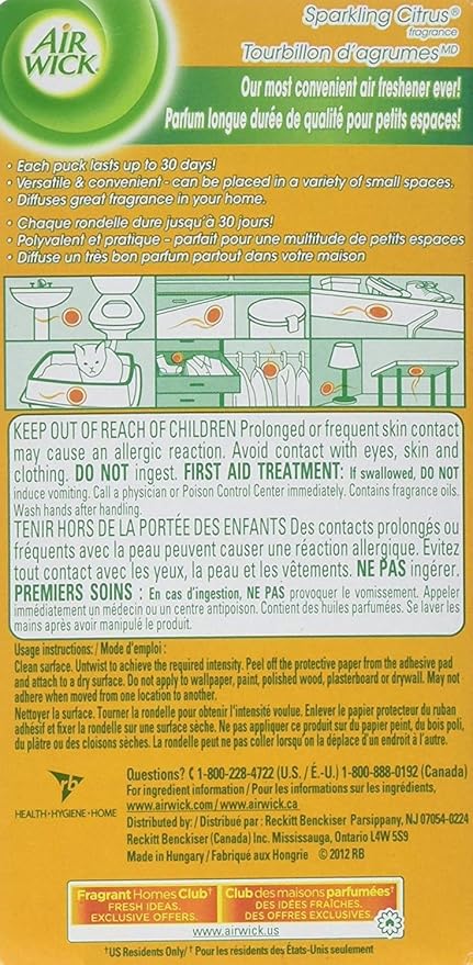 Air Wick Stick Ups Air Freshener, Sparkling Citrus - Image 2