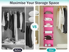 YOUDENOVA Hanging Closet Organizer, 6-Shelf Closet Hanging Shelves - Image 6