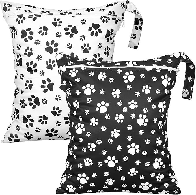 Shappy 2 Pcs Large Travel Laundry Bag Washable Waterproof Wet Dry Large Dirty by Shappy