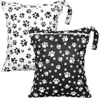 Shappy 2 Pcs Large Travel Laundry Bag Washable Waterproof Wet Dry Large Dirty by Shappy