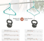 NEATERIZE Ultra Heavy Duty Plastic Clothes Hangers - Image 5