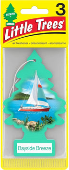 Little Trees Cardboard Hanging Car, Home & Office Air Freshener, Bayside Breeze - Image 2
