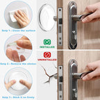 Door Stoppers for Wall, Door Knob Wall Protector 3.15", Self Adhesive Door - Image 3