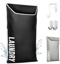 Hanging Laundry Hamper Bag XL 40x22", Space Saving over the Door Storage Bags by DONAQ
