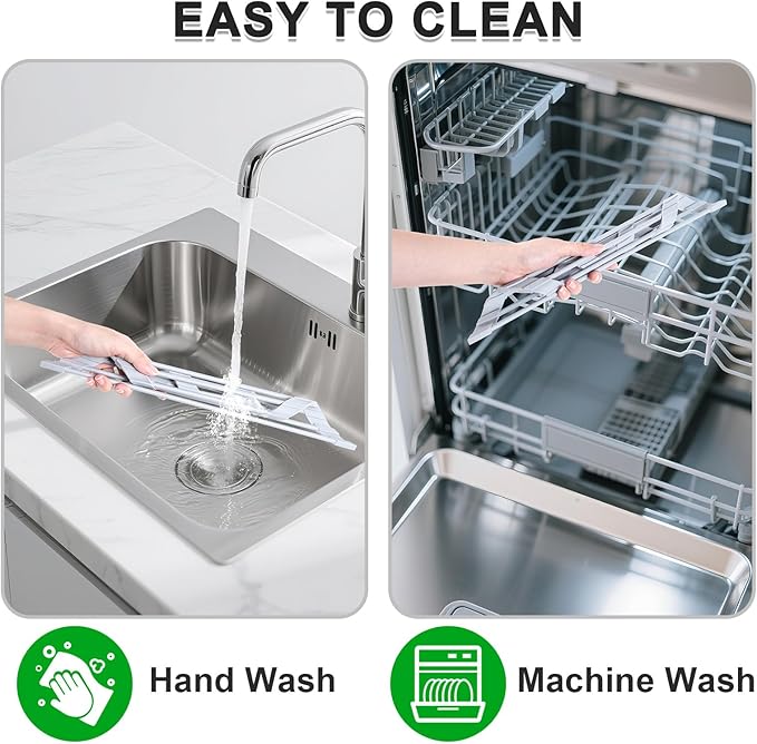 Triangular Sink Rack, Foldable Sink Drying mat, Heat-Resistant, and Rust-Proof - Image 6