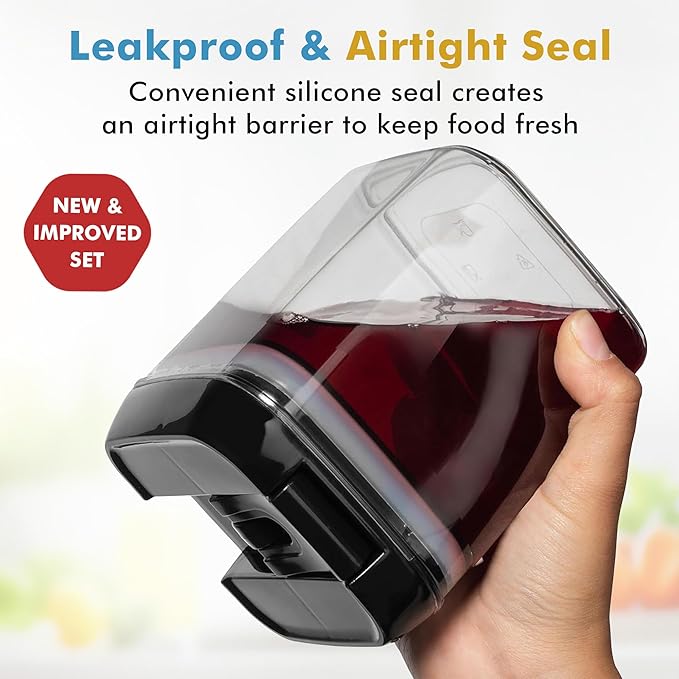 Shazo 9 PC Airtight Food Storage Containers - Image 2