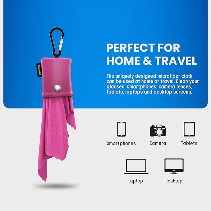 Microfiber Cloth & Glasses Wipes Lens & Glasses Cleaning Cloth - Image 5