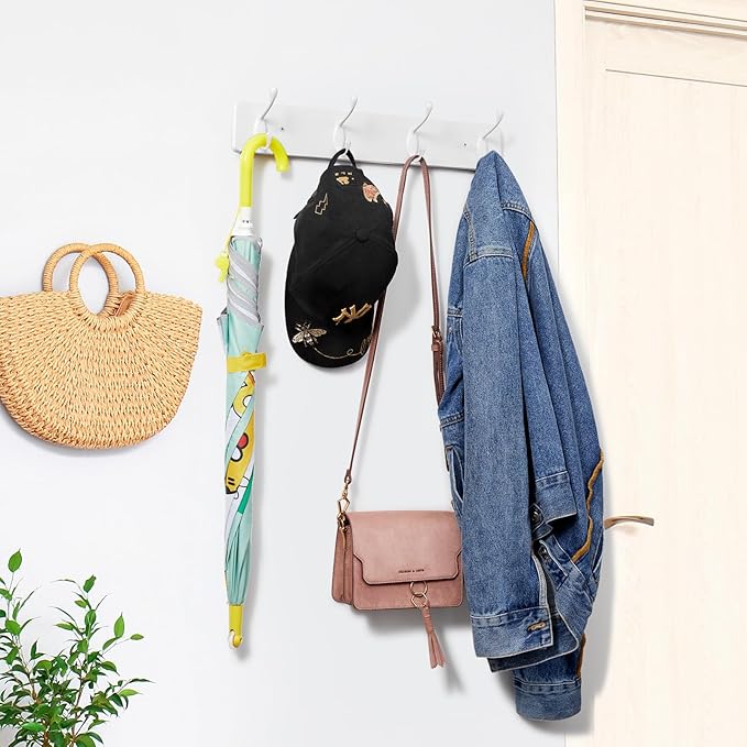 2 Pack Coat Rack Wall Mount - Image 4