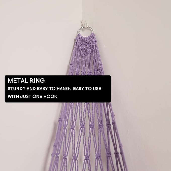 Upgrade Stuffed Animal Hammock Corner or Wall Hanging Net - Image 4