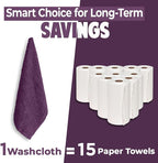 DAN RIVER 24 Pack Wash Cloths for Showering - Image 6