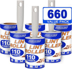 BAILALIBO Lint Rollers for Pet Hair Extra Sticky, 660 Sheets Mega Value Set by BAILALIBO