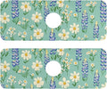 Kitchen Sink Splash Guard 2 PCS 14.7 Inch Sink Faucet Mat Splash Guard by Eyanle