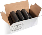 Aluf Plastics - 55-60 Gallon Black Trash Bags - 38" x 60" - 22 Microns Thick - Image 2