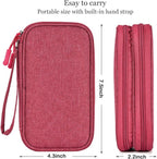 Small Cable Organizer Bag, Charger Organizer Case Pouch Travel Bag, Waterproof - Image 4