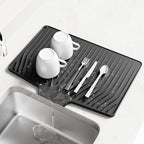 Dish Drying Mat, Silicone Dish Drying Mat by IYYI