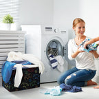 2 Pcs Rectangle Gamer Laundry Basket Hamper Foldable Kids Laundry Baskets Boys - Image 3