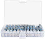 PNGKNYOCN Battery Storage Box, AA Batteries Portable Organizer Box Holds 48 AA - Image 5