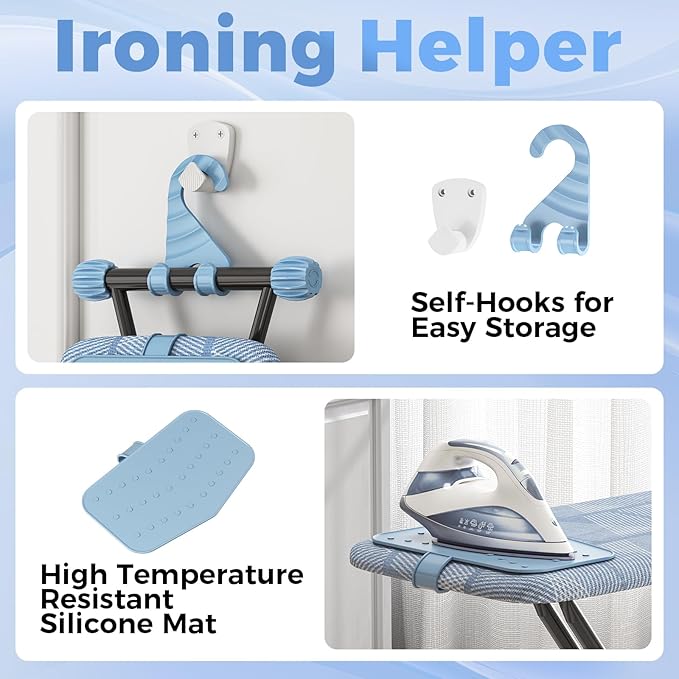 KINGBOARD Ironing Board, Compact Iron Board - Image 6