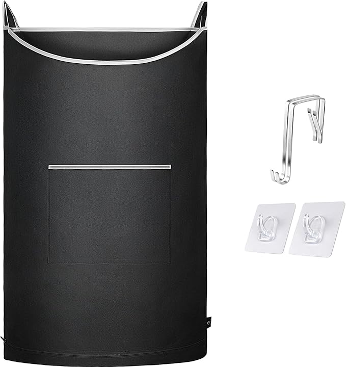 XL Hanging Laundry Hamper, Over the Door Laundry Hamper and Baskets, Wide by MakeLifeSimpleandEfficient