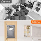 Lifewit 1 Pack Over Door Laundry Hamper, Large Collapsible Hanging Laundry - Image 7