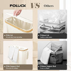 Slim Laundry Hamper, 60L Waterproof Narrow Laundry Basket - Image 4